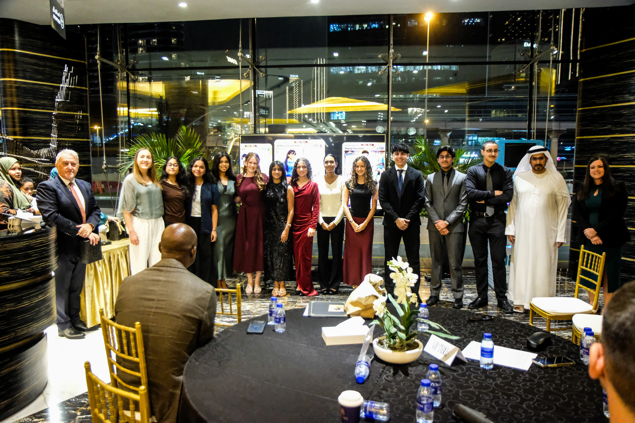 Group photograph of students and programme contributors from the GEMS WSO Leadership and Governance Programme 2025–2026
