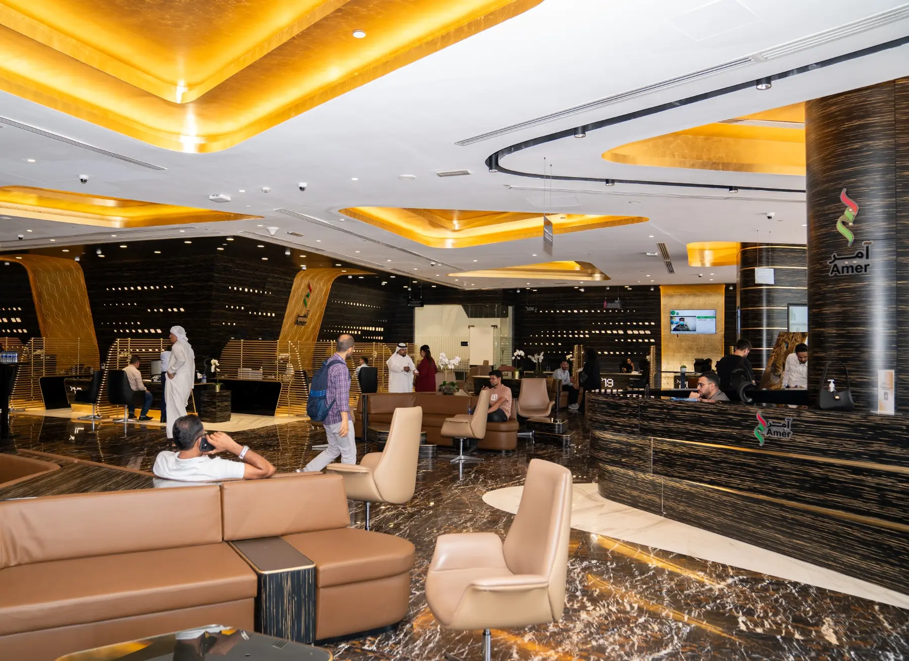 Falak Tayyeb Platinum government services centre in Dubai
